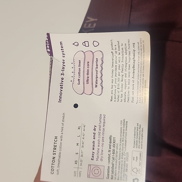 Jockey Generation Women's Worry Proof Heavy Absorbency Period Panty Paja… - Picture 5 of 9